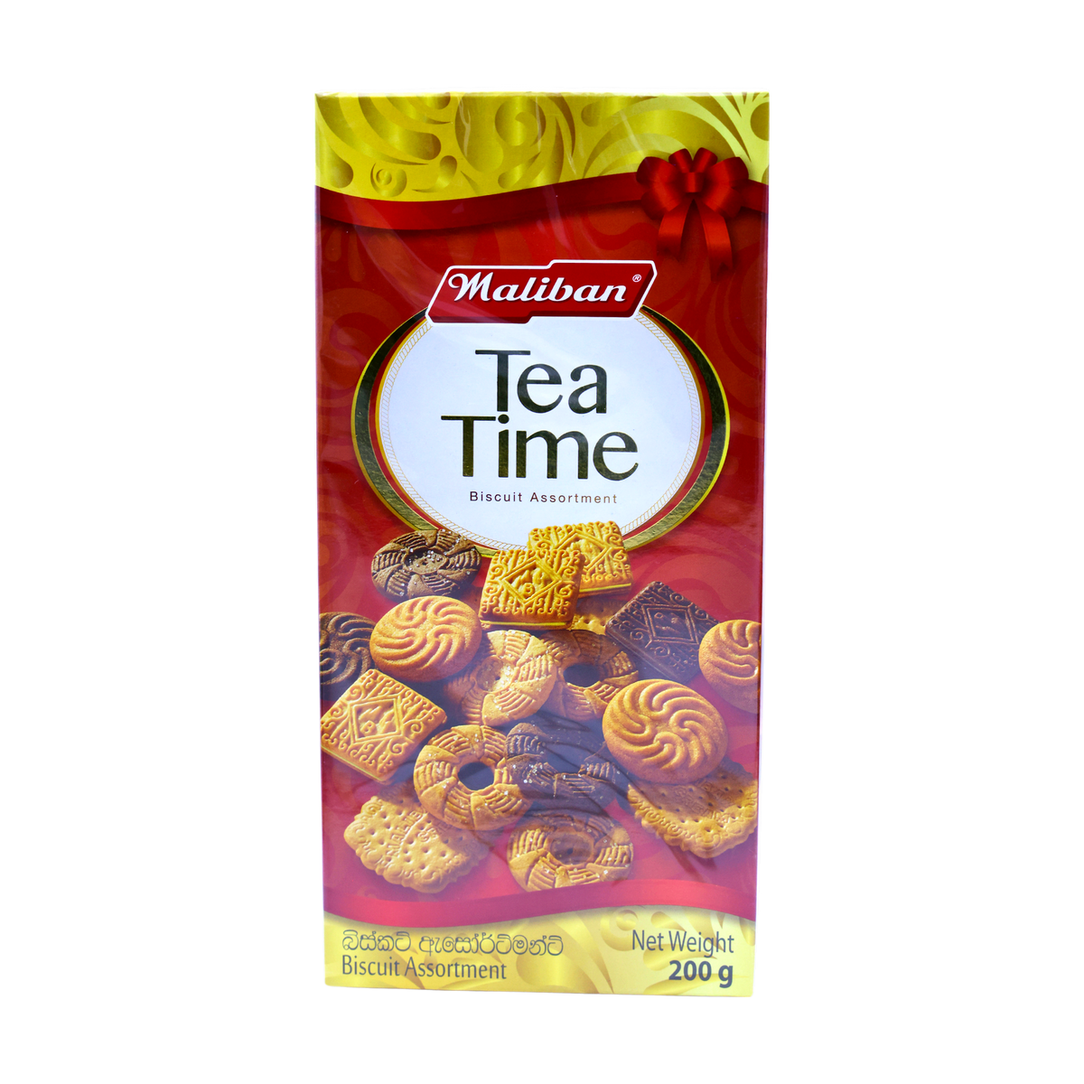 Maliban Tea Time Biscuit Assortment 200g, front of pack
