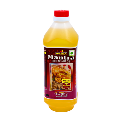 Mantra Groundnut Oil 1L, front of pack