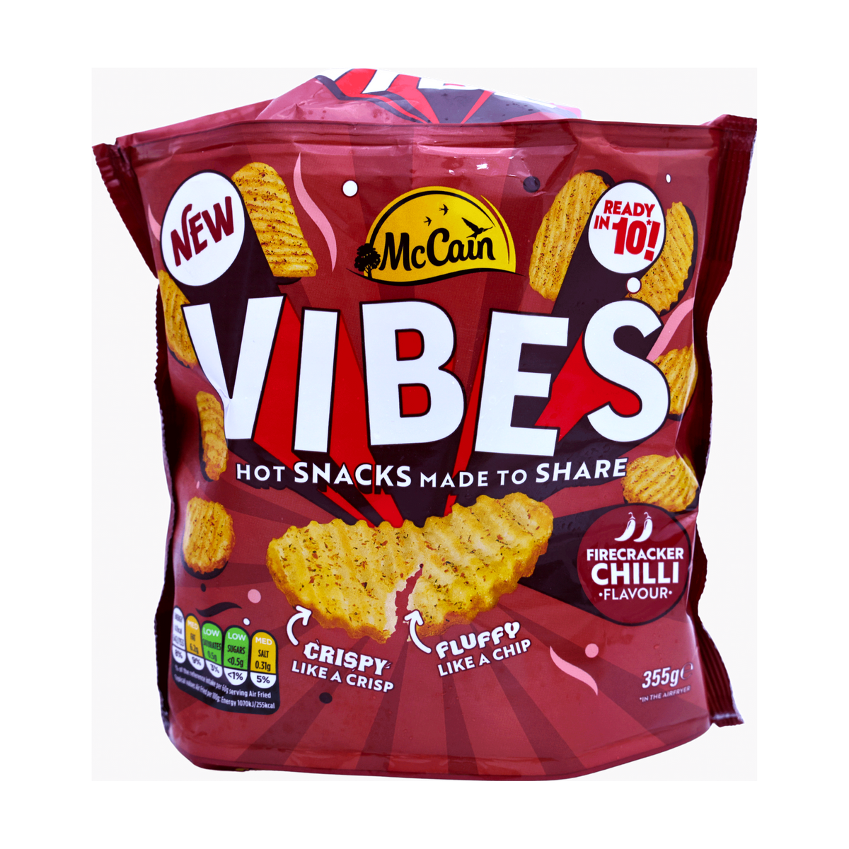 McCain Vibes Firecracker Chilli 355g, front of pack