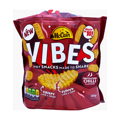 McCain Vibes Firecracker Chilli 355g, front of pack