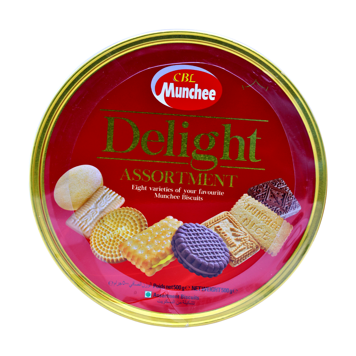 Munchee Delight Assortment 500g, front of pack