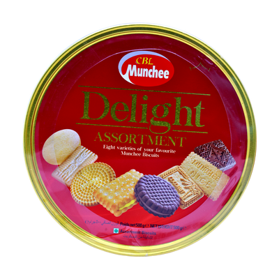 Munchee Delight Assortment 500g, front of pack