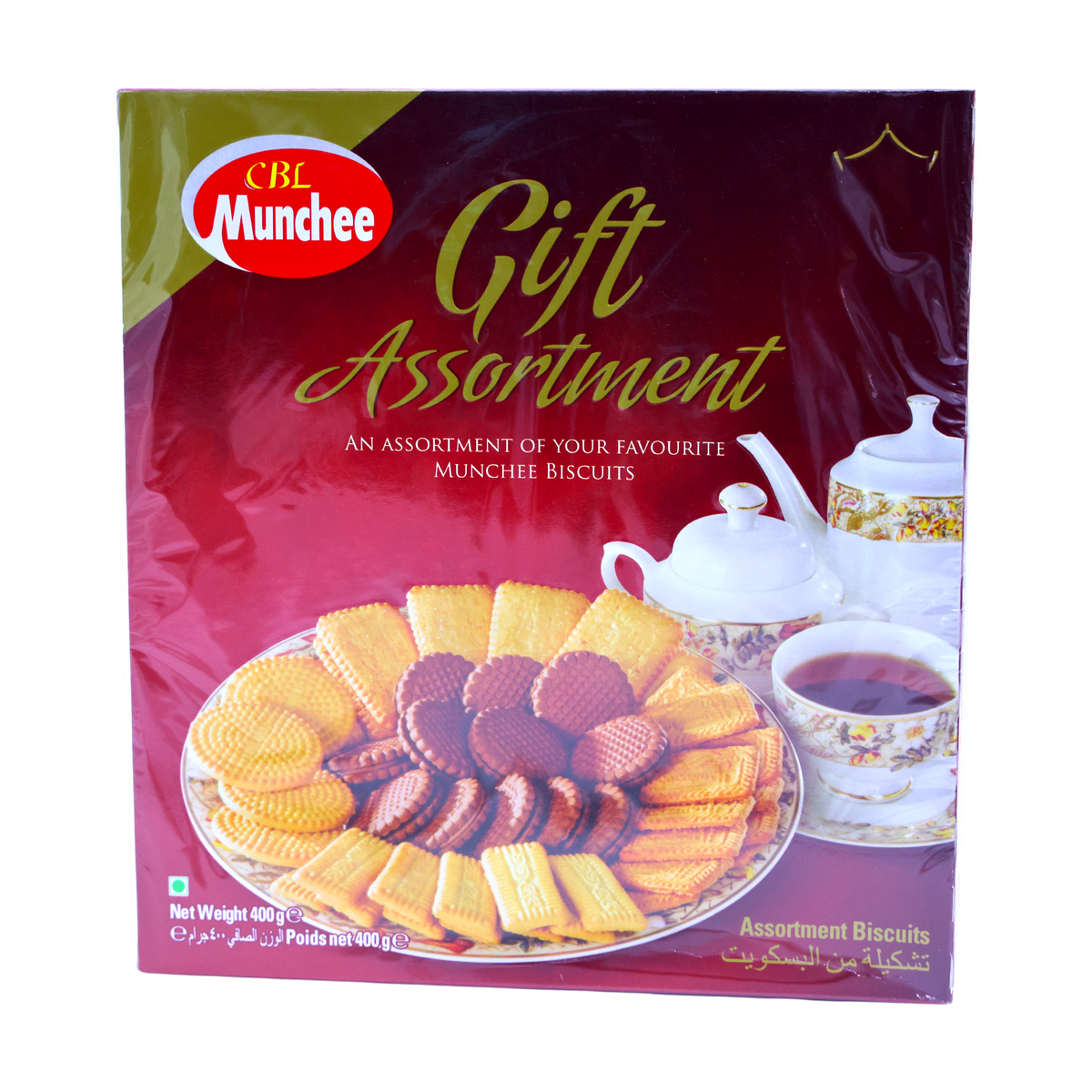 Munchee Gift Assortment 400g, front of pack