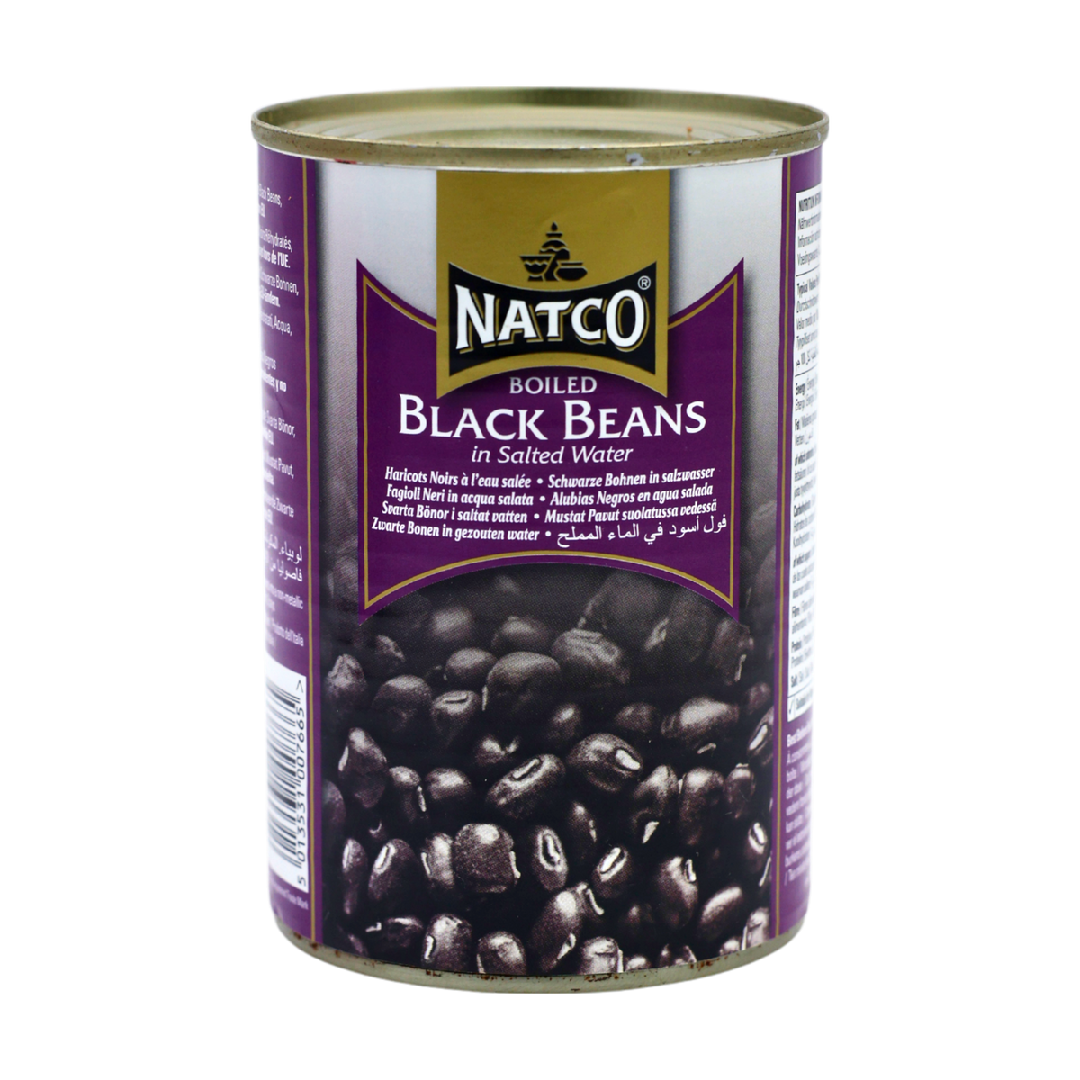 Natco Boiled Black Beans 400g, front of pack