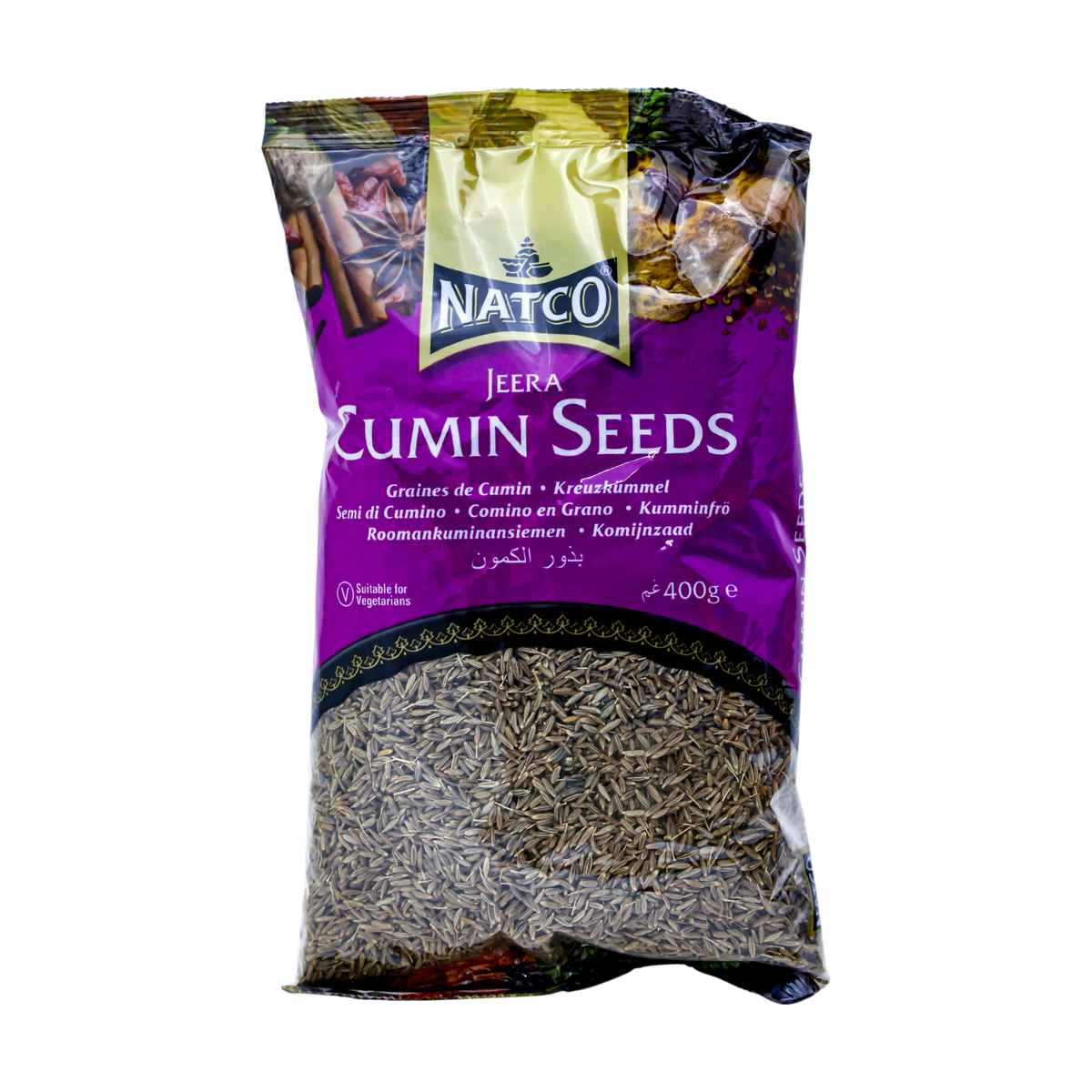 Natco Cumin Seeds 400g, front of pack