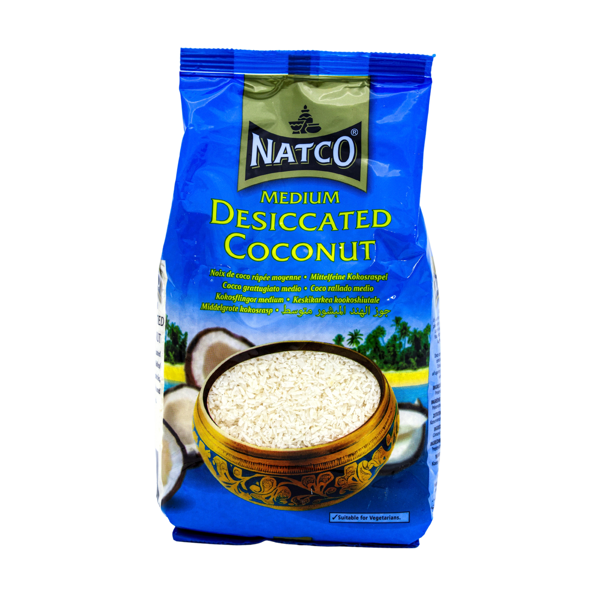 Natco Desiccated Coconut Medium 300g, front of pack
