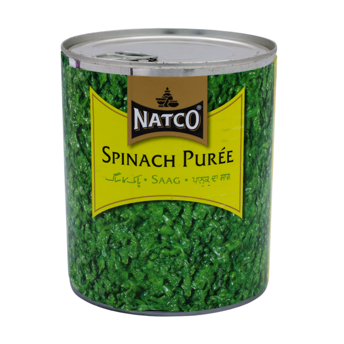 Natco Spinach Pure 795g, front of pack