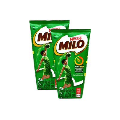 Nestlé Milo Chocolate Malt Milk Drink 180ml (Pack of 2), front of pack