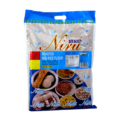 Niru Roasted Red Rice Flour 3.6kg, front of pack