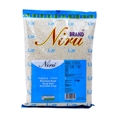 Niru Roasted Sooji 1kg, front of pack