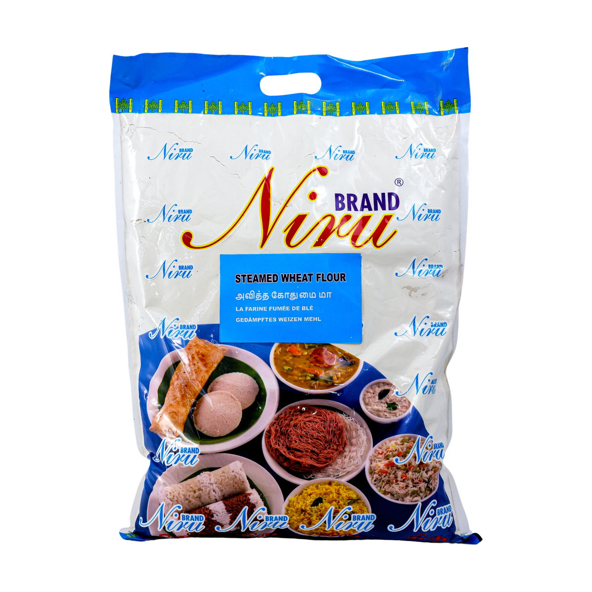 Niru Steamed Wheat Flour 3.6kg, front of pack