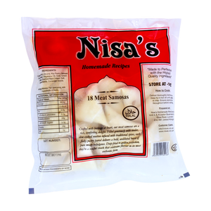 Nisa's Meat Samosas 18 Pieces
