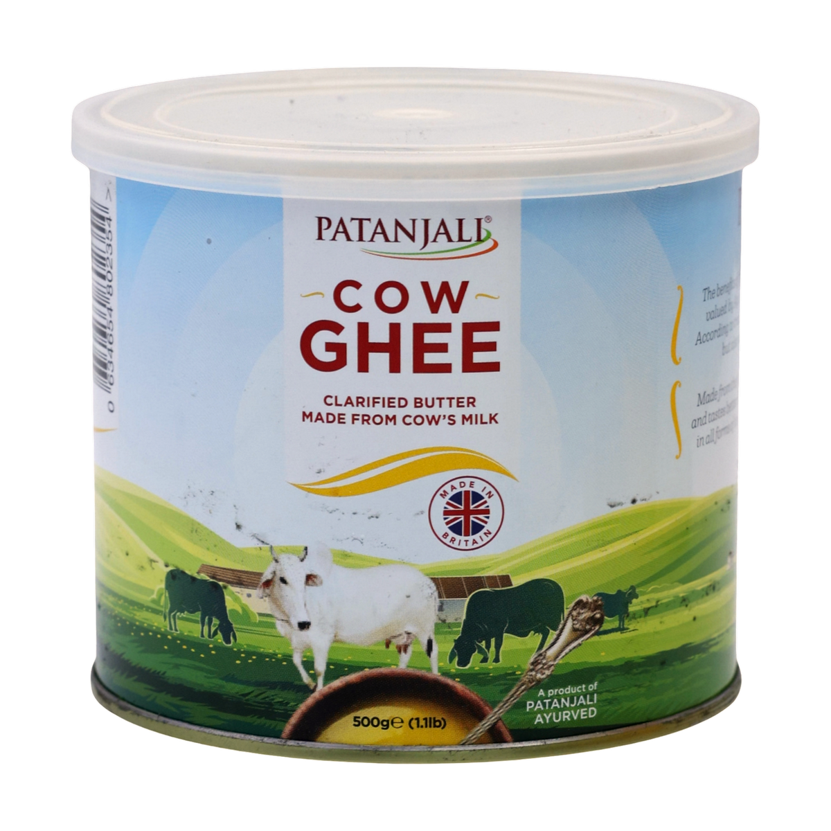 Patanjali Cow Ghee 500g, front of pack