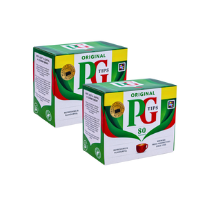PG Tips Original 80 Tea Bags (Pack of 2)