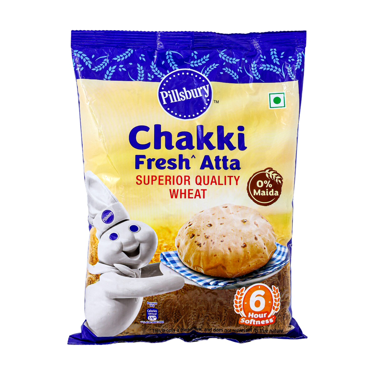 Pillsbury Chakki Fresh Atta 1kg, front of pack