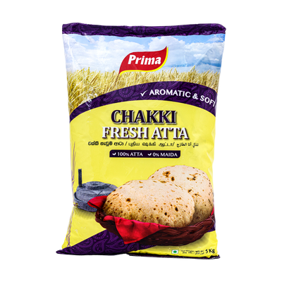 Prima Chakki Fresh Atta 5kg, front of pack