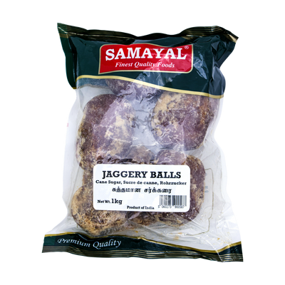 Samayal Jaggery Balls 1kg, front of pack