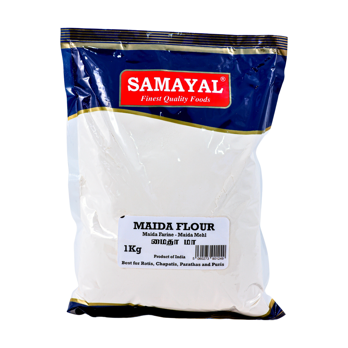Samayal Maida Flour 1kg, front of pack