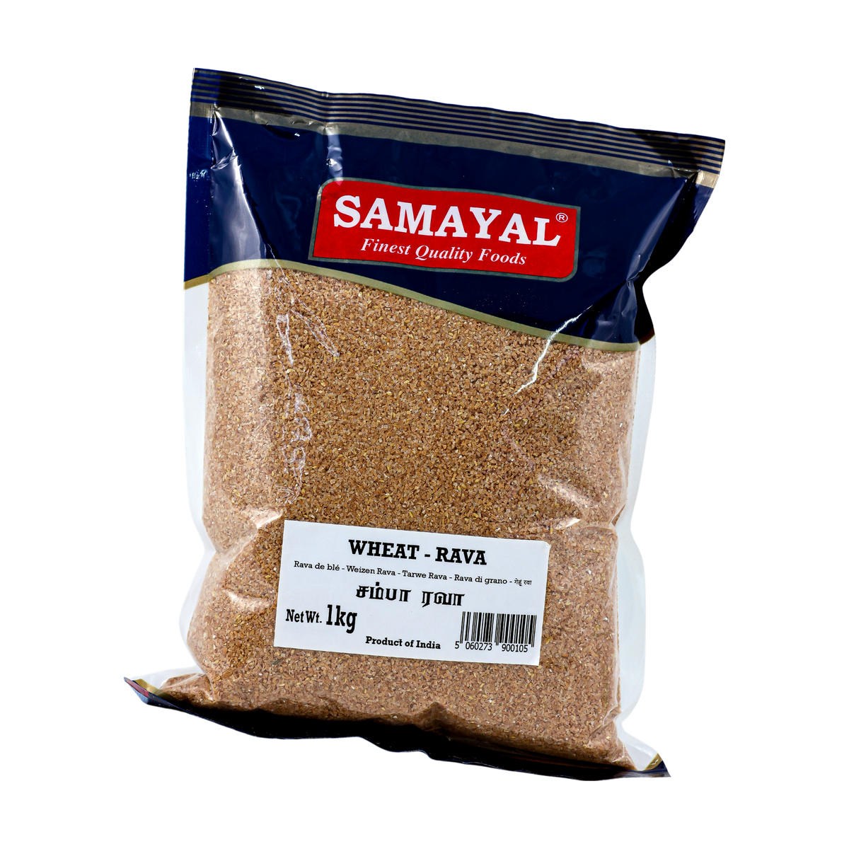 Samayal Wheat Rava 1kg, front of pack