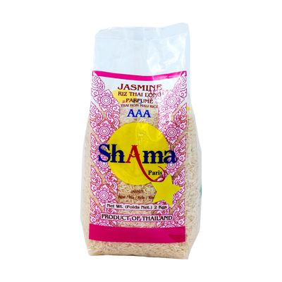 Shama Jasmine Rice 2kg, front of pack