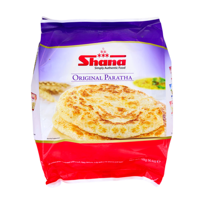 Shana Original Paratha 20 Pieces 1.6kg, front of pack