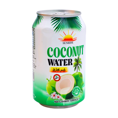 Sunrise Coconut Water 330ml, front of pack