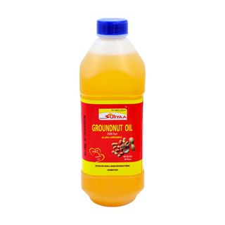 Suryaa Groundnut Oil 1L, front of pack