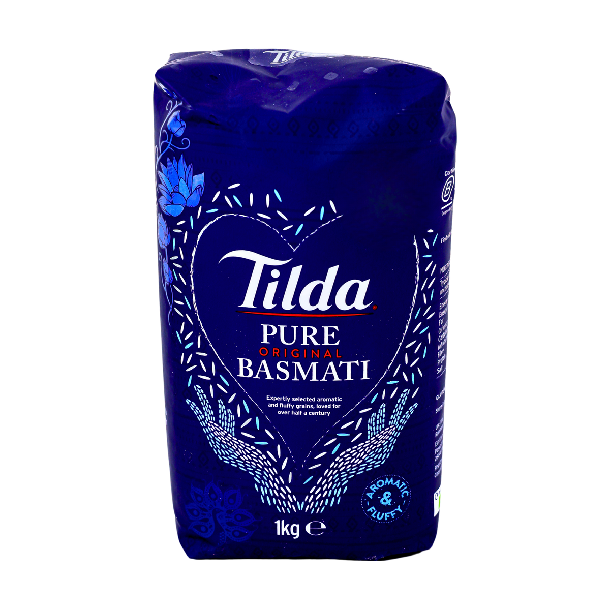 Tilda Pure Original Basmati 1kg, front of pack