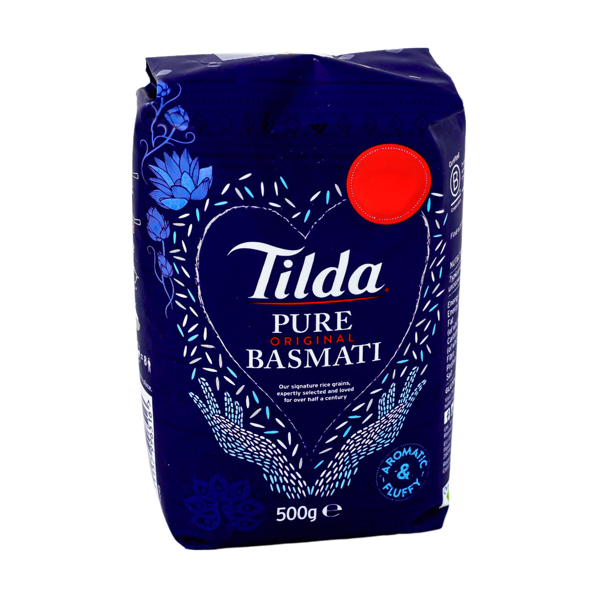 Tilda Pure Original Basmati 500g, front of pack