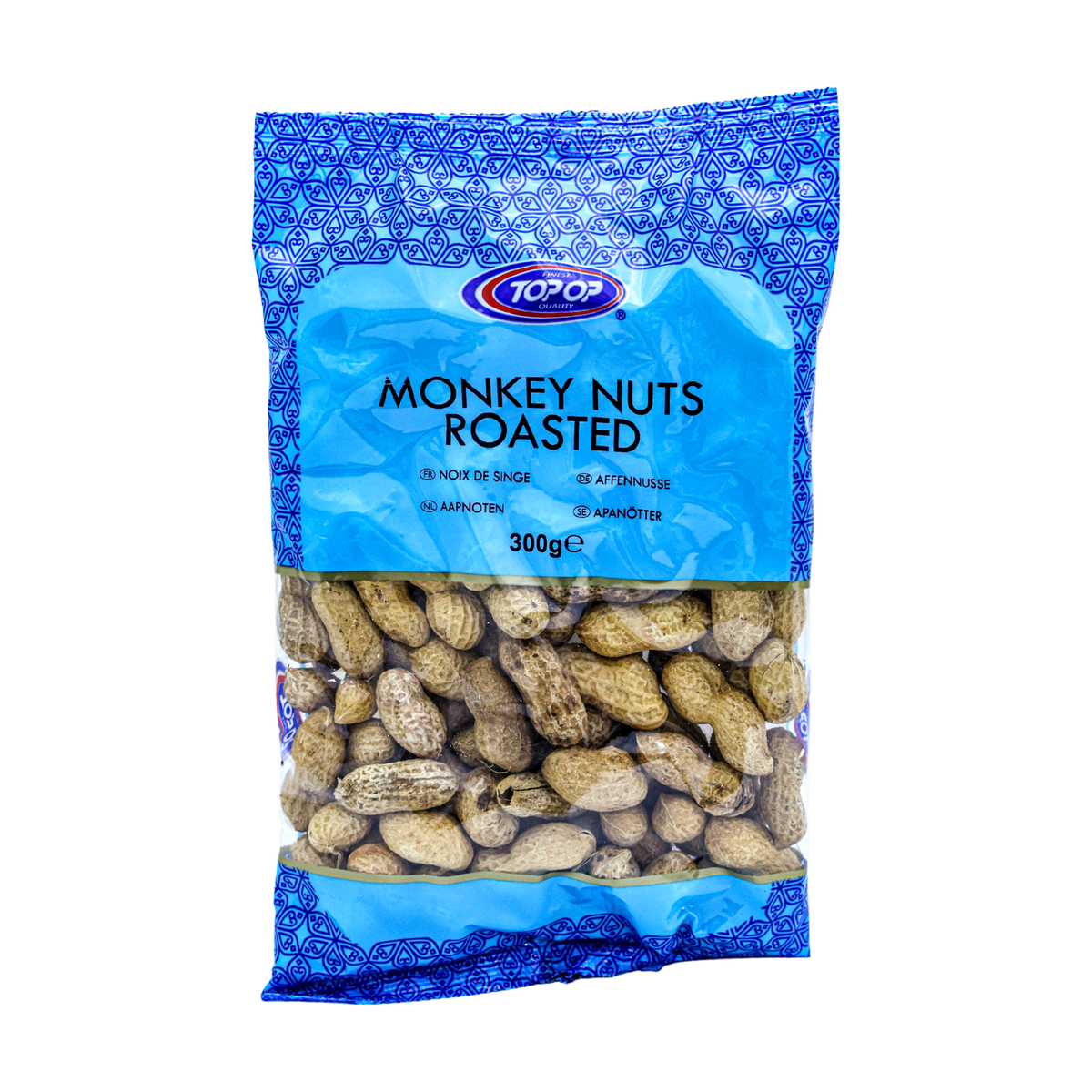 Top-Op Monkey Nuts Roasted 300g, front of pack