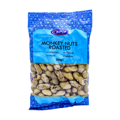 Top-Op Monkey Nuts Roasted 300g, front of pack