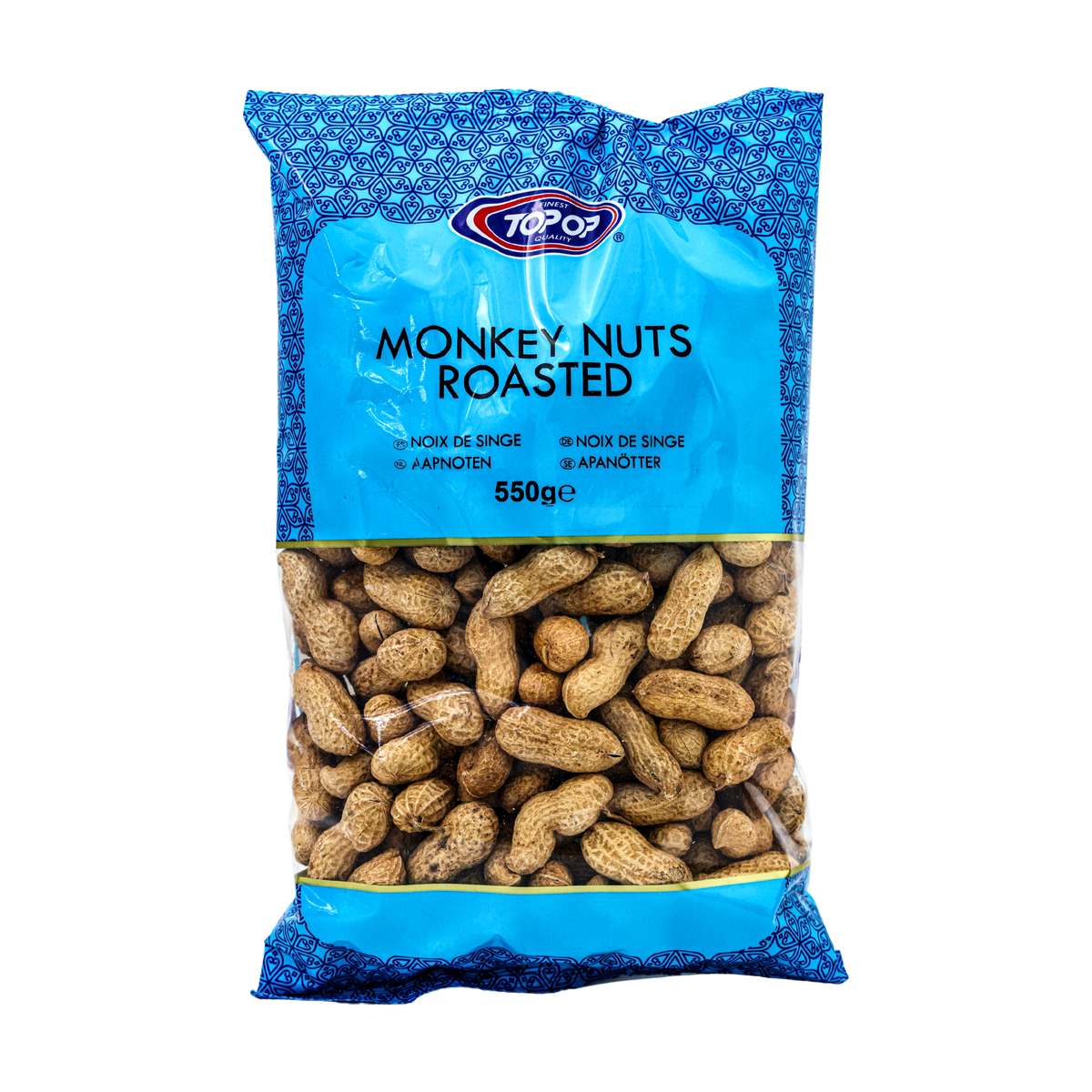 Top-Op Monkey Nuts Roasted 550g, front of pack