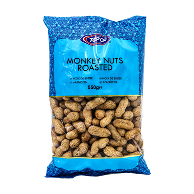 Top-Op Monkey Nuts Roasted 550g, front of pack