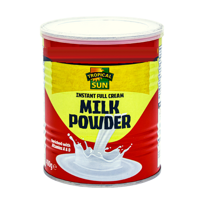 Tropical Sun Instant Full Cream Milk Powder 400g, front of pack