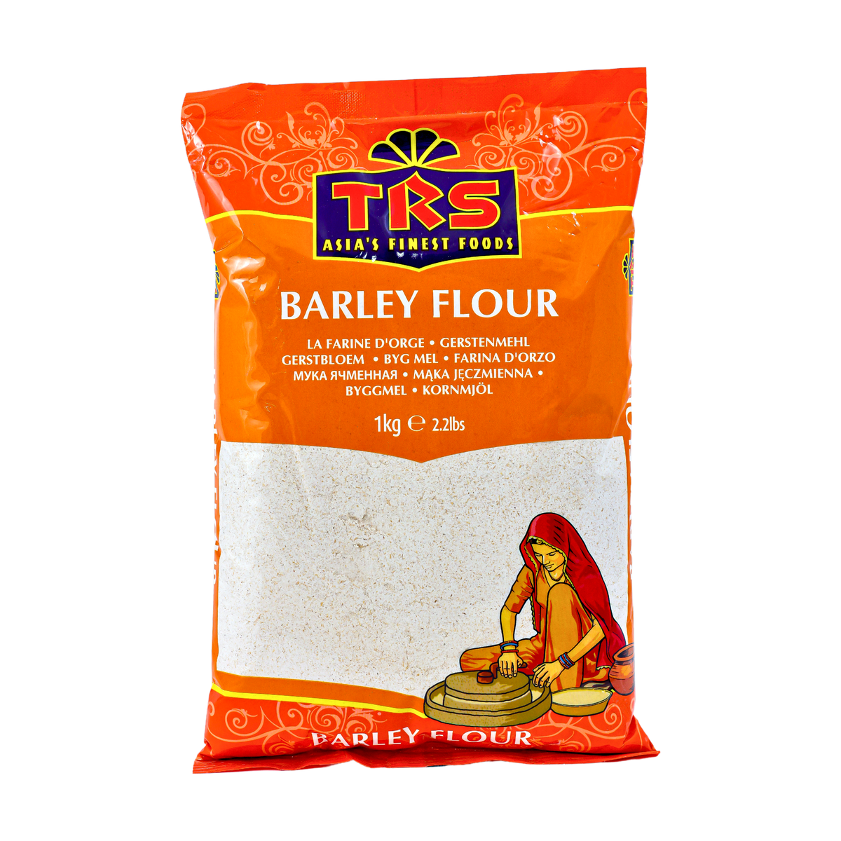 TRS Barley Flour 1kg, front of pack