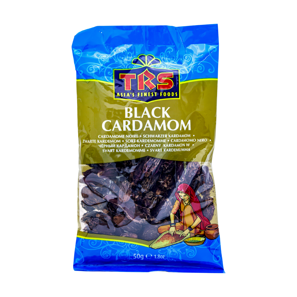 TRS Black Cardamom 50g, front of pack