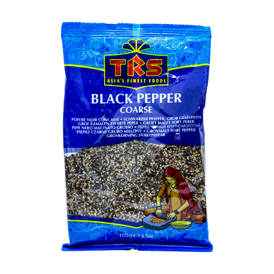 TRS Black Pepper Coarse 100g, front of pack