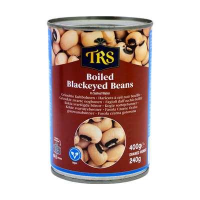TRS Boiled Blackeyed Beans 400g, front of pack