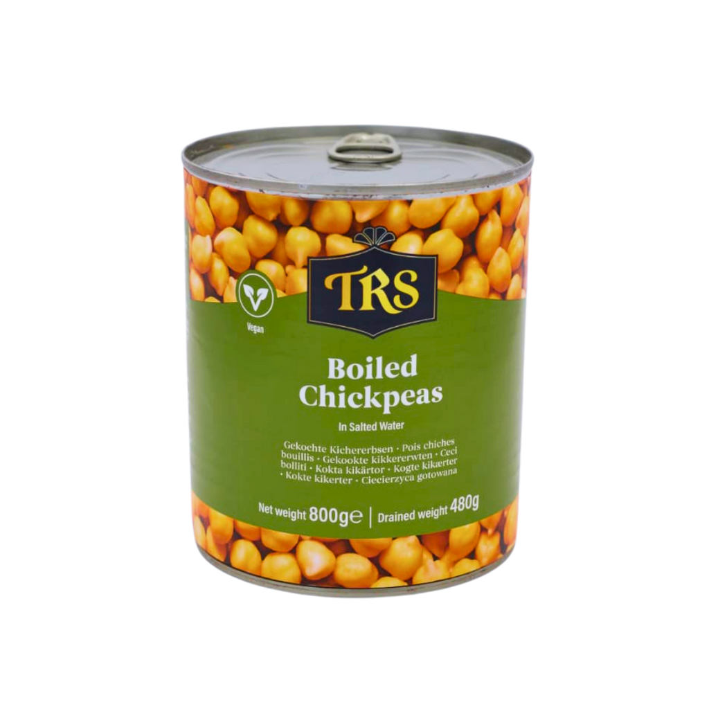 TRS Boiled Chickpeas 800g, front of pack
