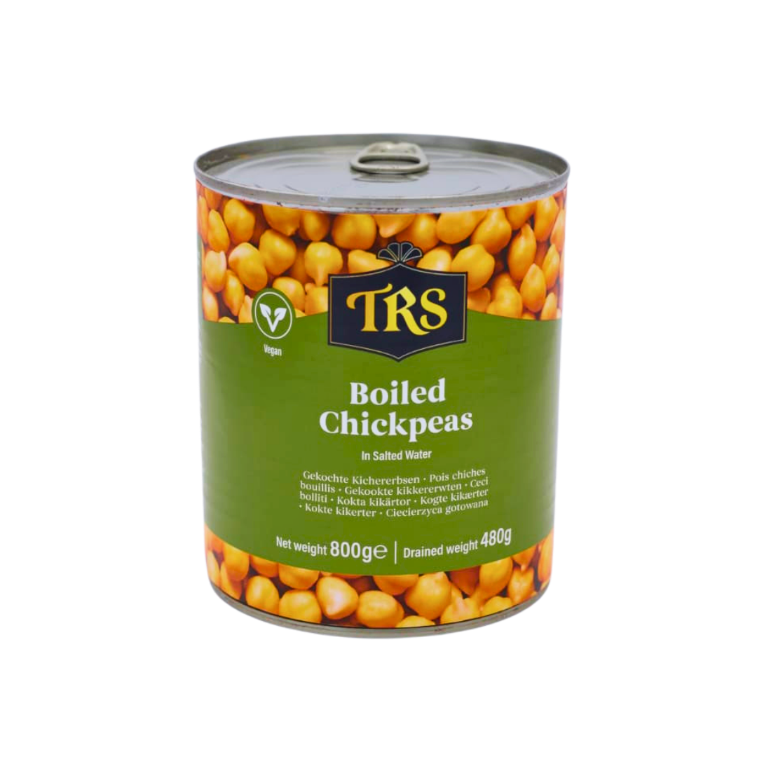 TRS Boiled Chickpeas 800g, front of pack