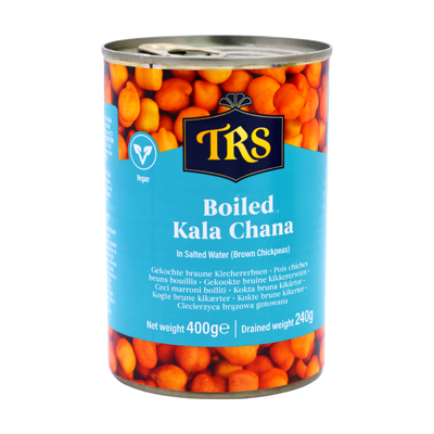 TRS Boiled Kala Chana 400g, front of pack