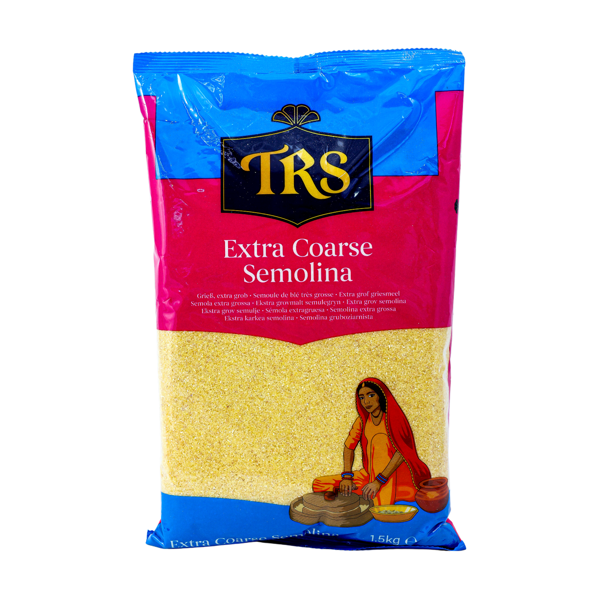 TRS Extra Coarse Semolina 1.5kg, front of pack