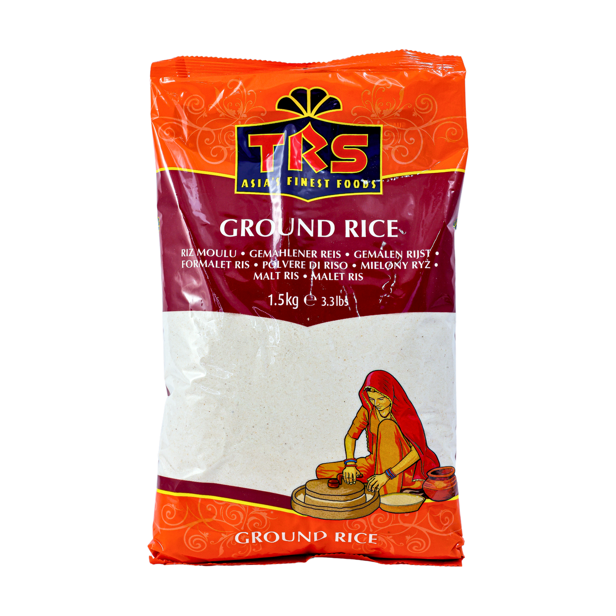 TRS Ground Rice 1.5kg, front of pack