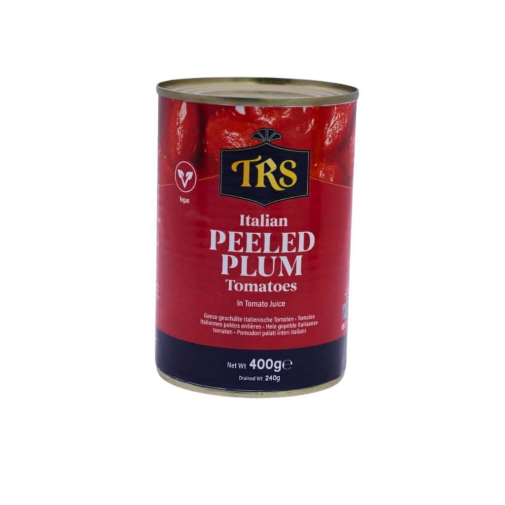 TRS Italian Peeled Plum Tomatoes 400g, front of pack