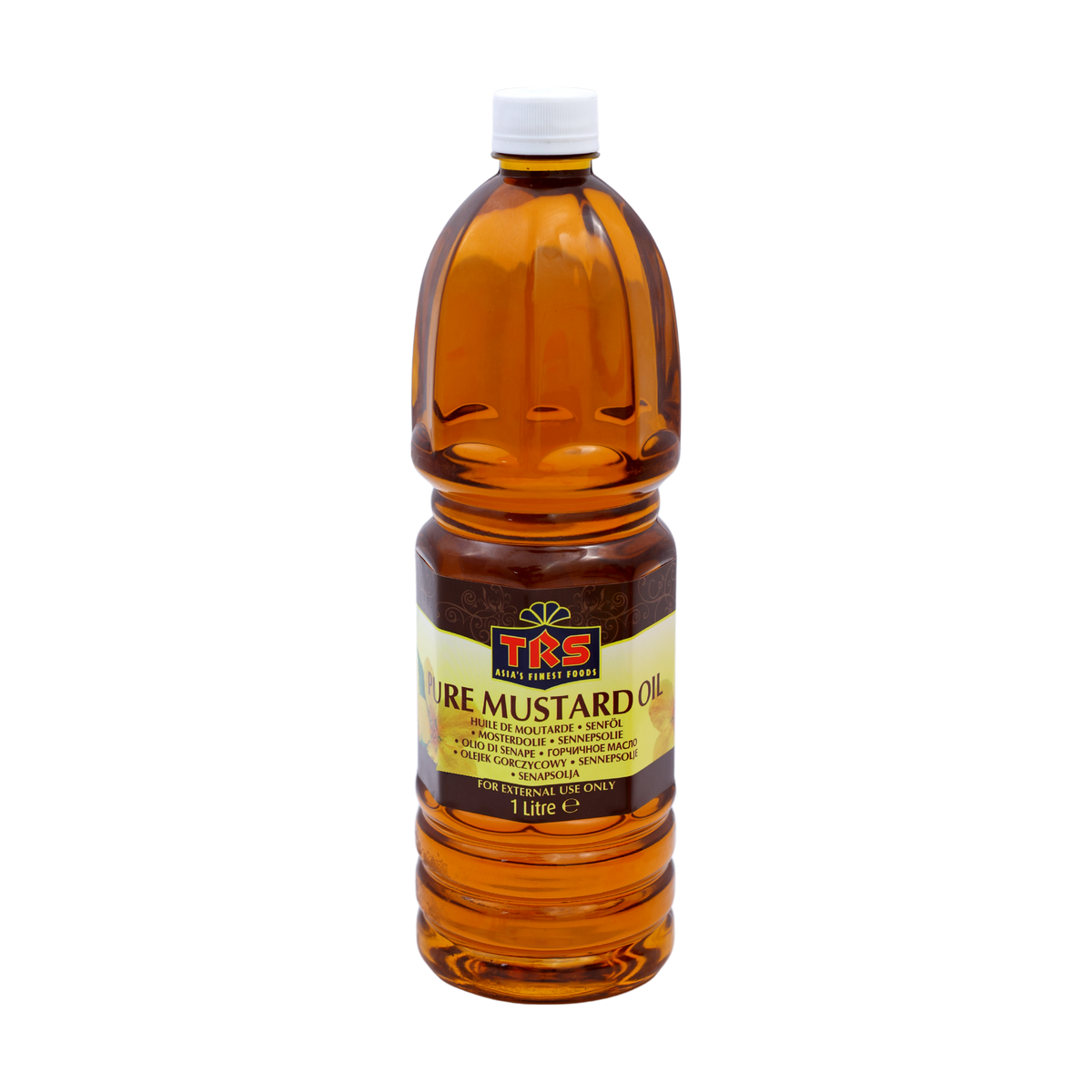 TRS Pure Mustard Oil 1L, front of pack