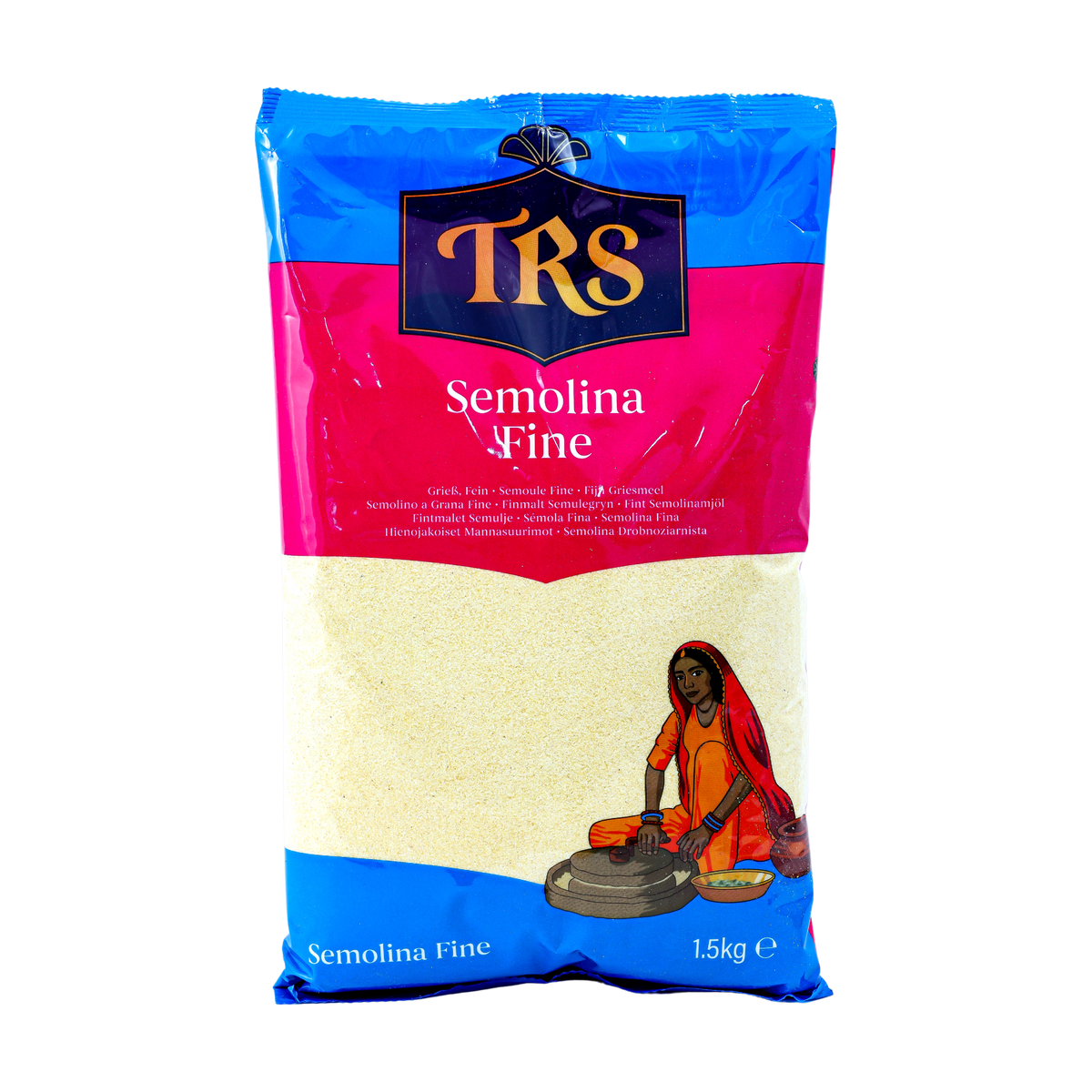 TRS Semolina Fine 1.5kg, front of pack