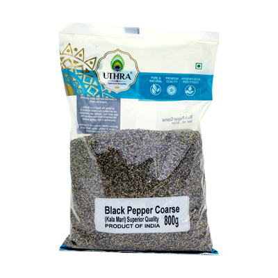 Uthra Black Pepper Coarse 800g, front of pack