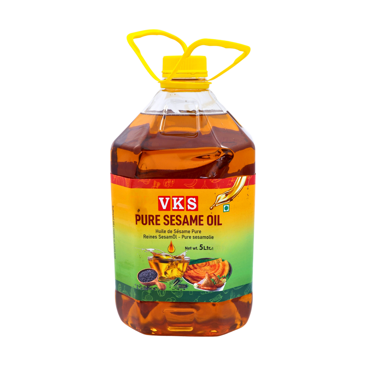 VKS Pure Sesame Oil 5L, front of pack