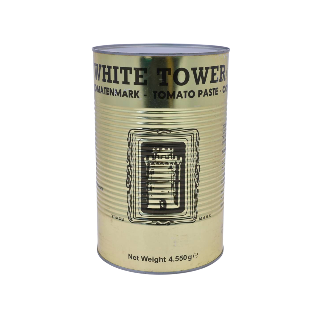 White Tower Tomato Paste 4.550g, front of pack