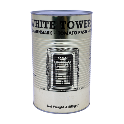 White Tower Tomato Paste 4.55kg, front of pack